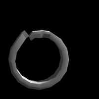 Small Key ring  3D Printing 221657