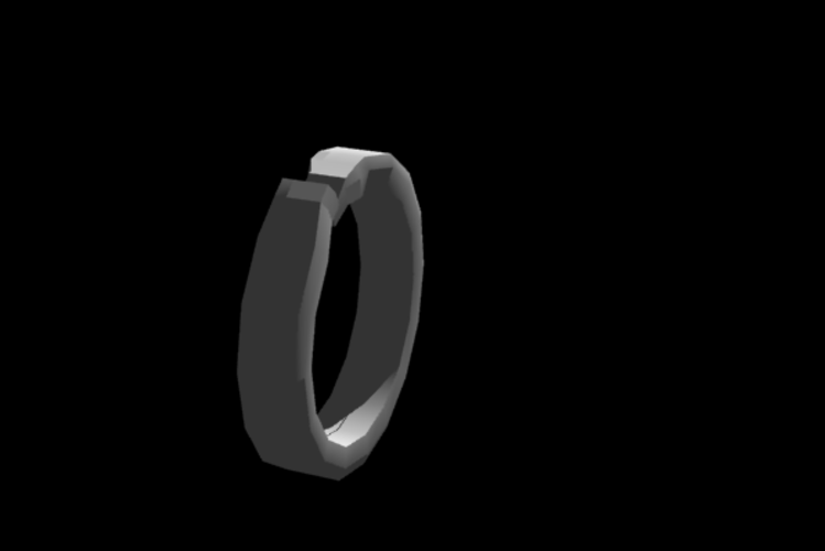 Key ring  3D Print 221658