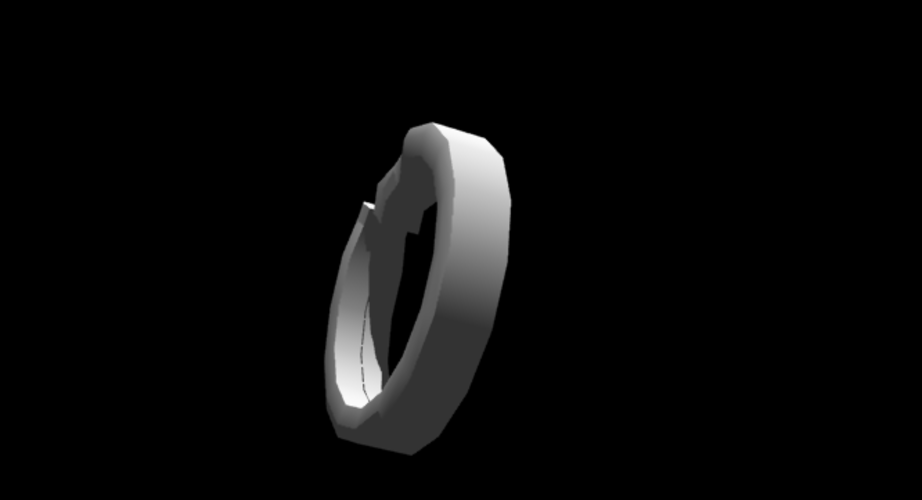 Key ring  3D Print 221661