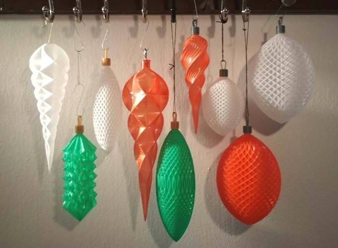 Christmas tree baubles 3D Print 221667