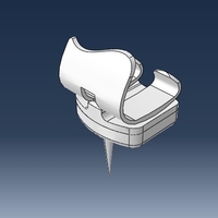 Small human knee implant 3D Printing 221782