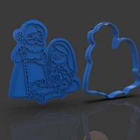 Small Nativity Christmas Cutter 3D Printing 221917