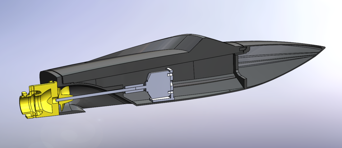 RC jet boat 3D Print 222033