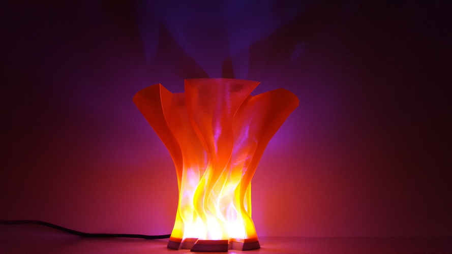 Flame Lamp 3D Print 222042