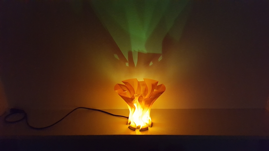 Flame Lamp 3D Print 222043