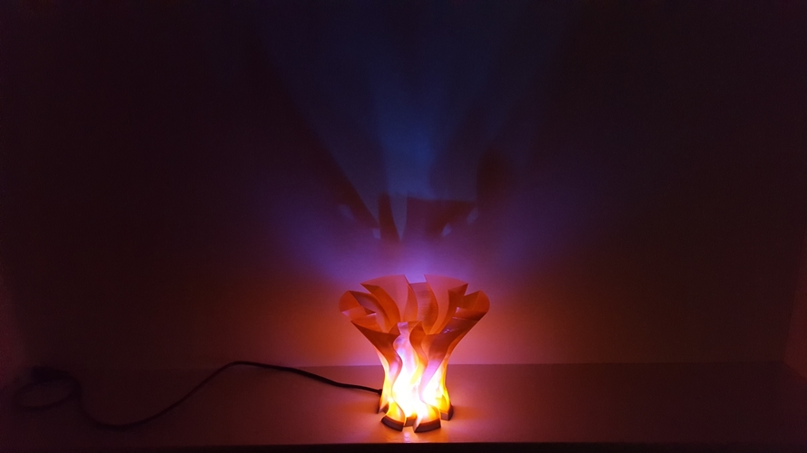 Flame Lamp 3D Print 222044