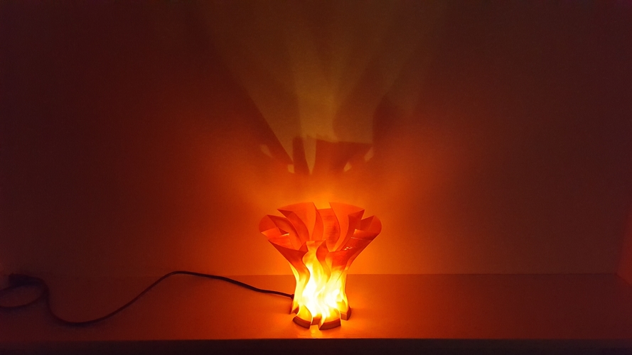 Flame Lamp 3D Print 222045