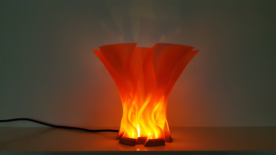 Flame Lamp 3D Print 222047