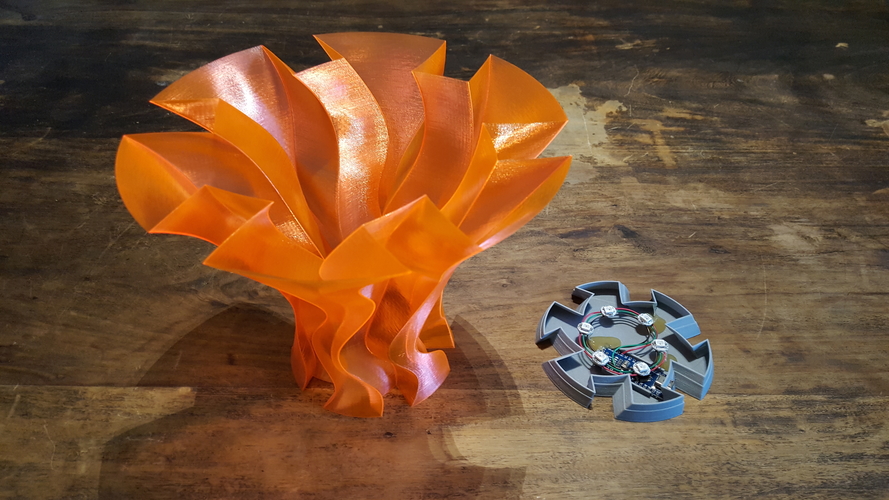 Flame Lamp 3D Print 222050