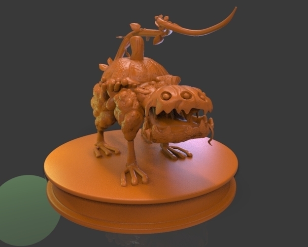 Pumpkin Creature V1 3D Print 222197