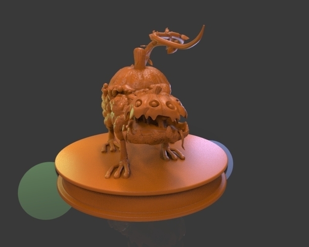 Pumpkin Creature V1 3D Print 222198