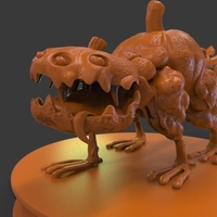 Small Pumpkin Creature V1 3D Printing 222201