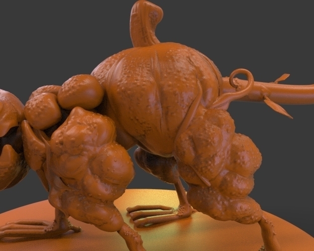 Pumpkin Creature V1 3D Print 222202