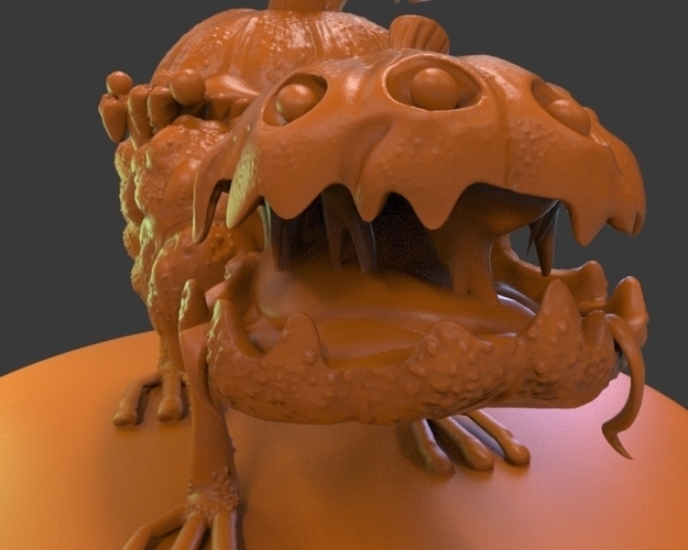 Pumpkin Creature V1 3D Print 222204