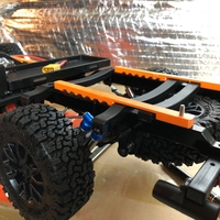 Small JD Models, RC4WD Hero - Body Lift Kit 3D Printing 222212