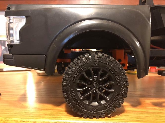 JD Models, RC4WD Hero - 6.5mm Suspension Lift 3D Print 222218