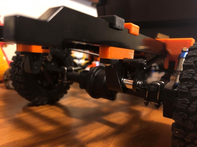 JD Models, RC4WD Hero - 6.5mm Suspension Lift 3D Print 222220