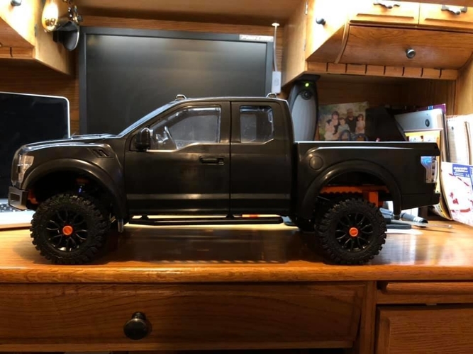 JD Models, RC4WD Hero - 6.5mm Suspension Lift 3D Print 222226