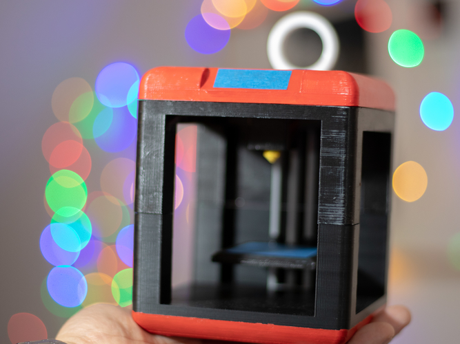 3D Printer Miniature Christmas Ornament - Finder-like 3D Print 222451