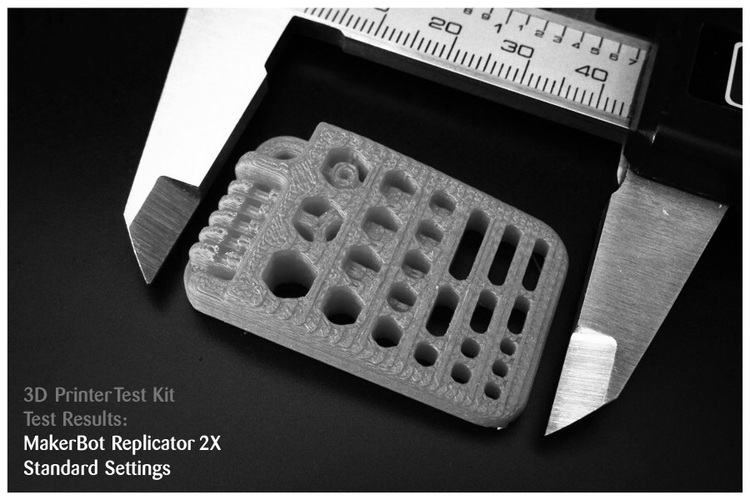 3D Printer Test Kit - by 3DKitbash.com 3D Print 22253