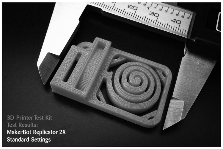 3D Printer Test Kit - by 3DKitbash.com 3D Print 22255