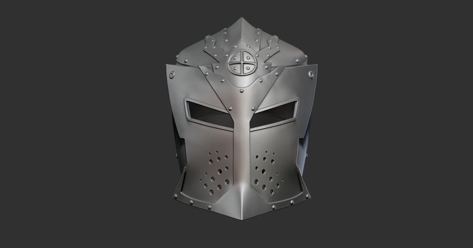 Skyrim Dawnguard Helmet 3D Print 222565