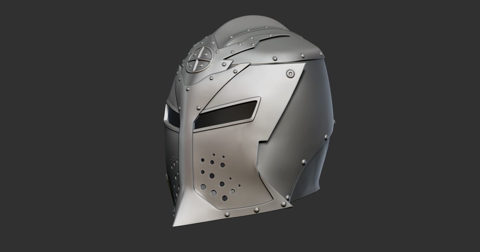 Skyrim Dawnguard Helmet 3D Print 222566