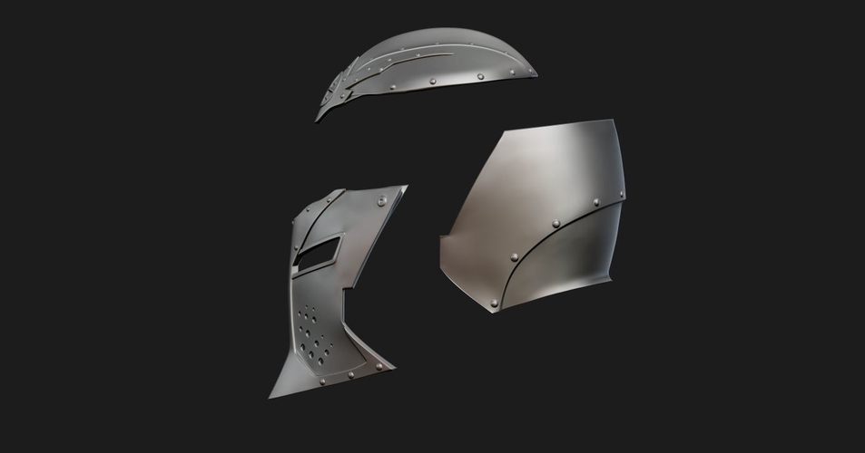 Skyrim Dawnguard Helmet 3D Print 222575