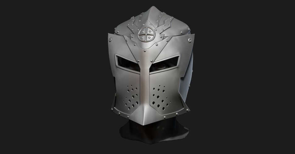 Skyrim Dawnguard Helmet 3D Print 222577