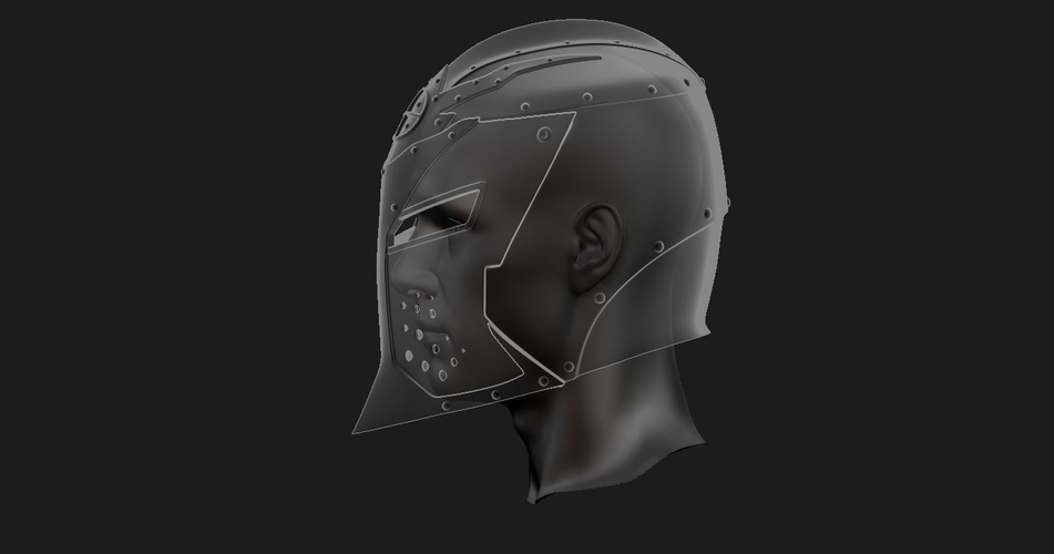Skyrim Dawnguard Helmet 3D Print 222578