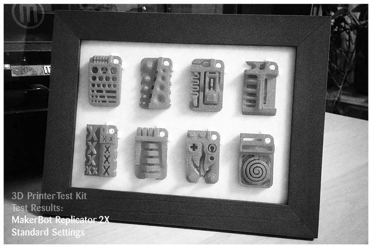 3D Printer Test Kit - by 3DKitbash.com 3D Print 22259