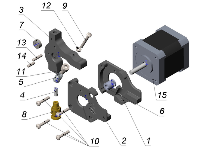 Extruder 1 3D Print 222602