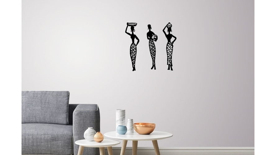 African Women wall art_2 3D Print 222622