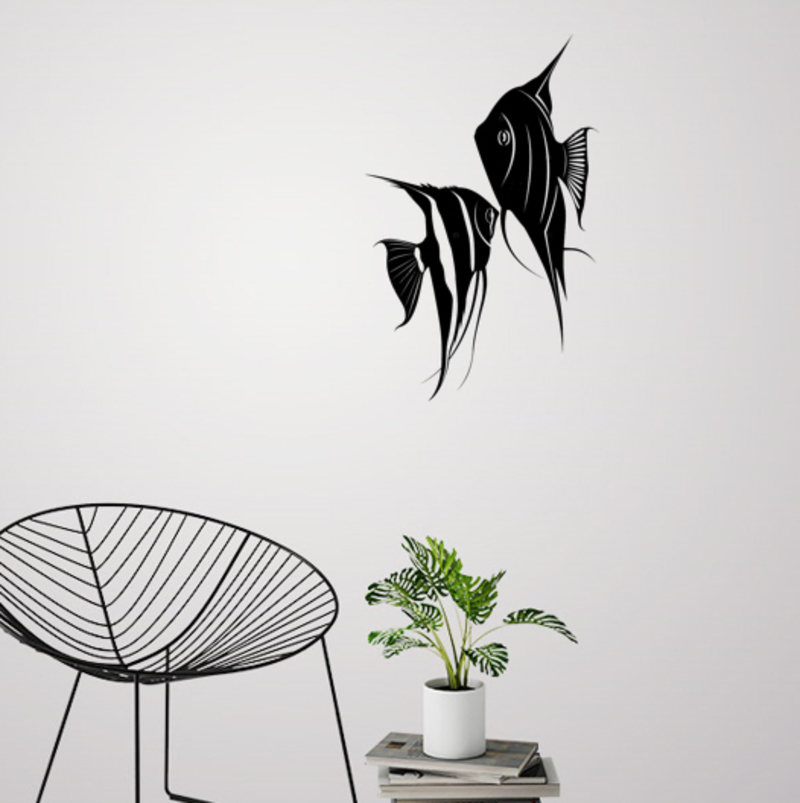 ANGEL FISH WALL ART \ DECOR