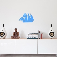 Small SAILING BOAT FOR WALL DECORATION_1 3D Printing 222624