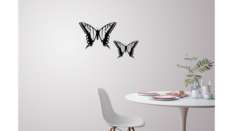 Wall Butterfly  3D Print 222626