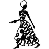 African woman wall art - Thumbnail 1