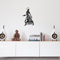 Small African woman wall art 3D Printing 222632