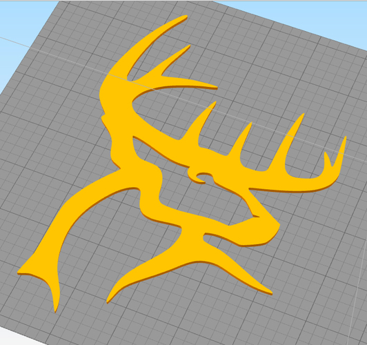 Deer head wall art 3D Print 222633
