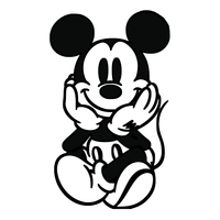 Mickey Kids and baby room wall art 1 - Thumbnail 2