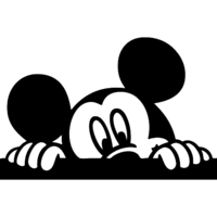 Mickey Kids and baby room wall art 2 - Thumbnail 2