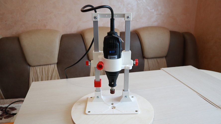 Drilling machine for DREMEL (TASP) by 3D-MPL 3D Print 222677