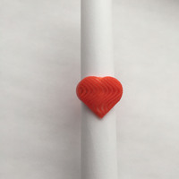 Wave Heart Ring - Thumbnail 1