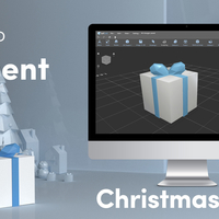   Low poly Christmas Truck - Thumbnail 3