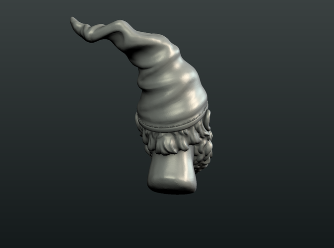 Gnome Head 3D Print 222713