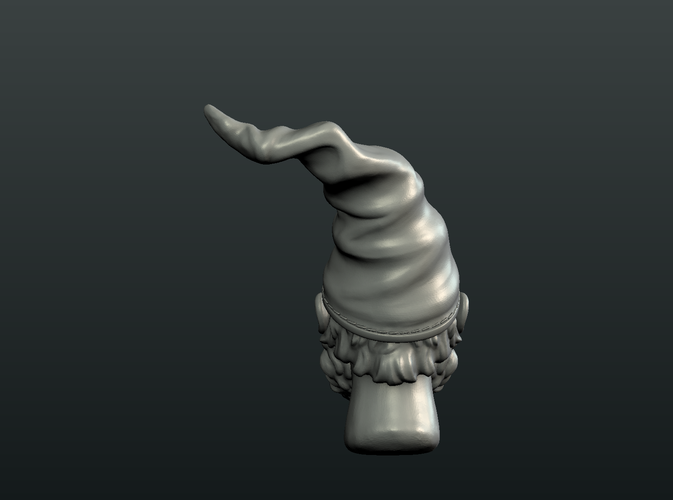 Gnome Head 3D Print 222715