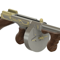 FULL SIZE Tommy Gun Prop - Thumbnail 2