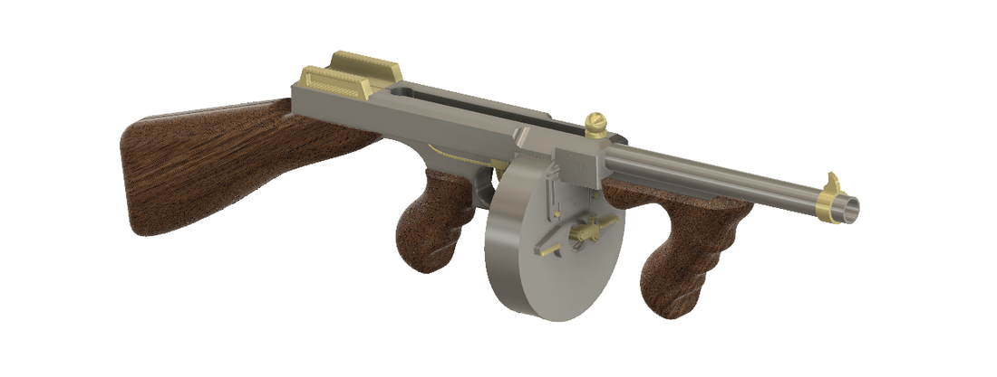 Tommy Gun Prop 3D Print 222765