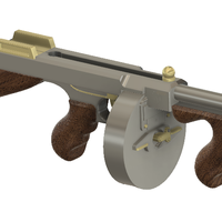 FULL SIZE Tommy Gun Prop - Thumbnail 3