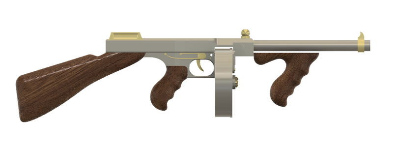 FULL SIZE Tommy Gun Prop
